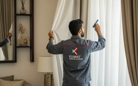 غسيل ستائر بالكويت بخبرة عالية لراحة منزلك ونقاء أجوائك