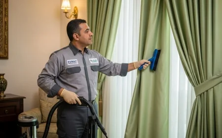 غسيل ستائر بالكويت: حلول مبتكرة للحفاظ على جمال منزلك