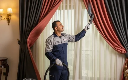 غسيل ستائر بالكويت: حلول مبتكرة للحفاظ على جمال منزلك