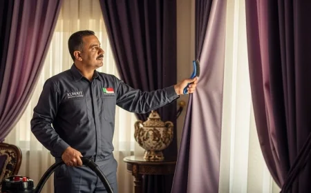 أفضل شركة غسيل ستائر بالكويت