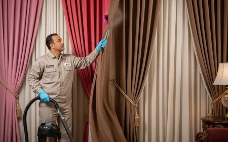 غسيل ستائر بالبخار في الكويت