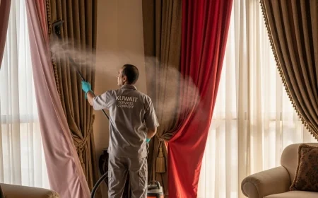 أفضل شركة غسيل ستائر بالكويت: كيف تحافظ على جمال بيتك وصحة عائلتك