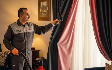 تنظيف وغسيل ستائر بالكويت: فن العناية بالتفاصيل للحفاظ على أناقة المنزل