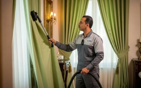 شركات غسيل ستائر بالكويت: خبرة تضمن لك نتائج مثالية