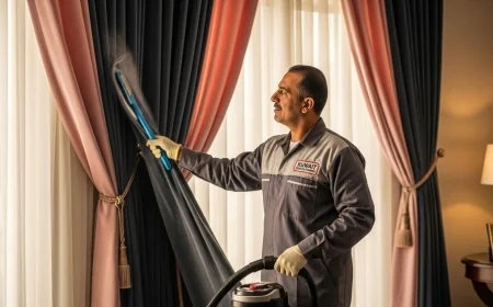 أفضل خدمات تنظيف ستائر بالكويت للحفاظ على صحة أسرتك