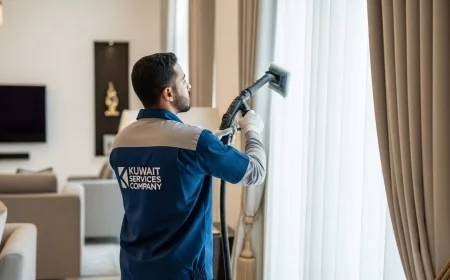 مصبغة غسيل ستائر بالكويت: الحل الأمثل للحفاظ على نظافة منزلك