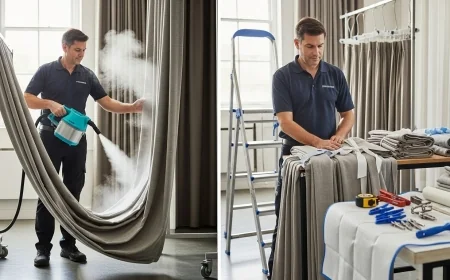 مصبغة تنظيف ستائر بالكويت: خدمة متكاملة للحفاظ على جمال منزلك