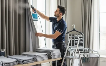 أفضل مصبغة تنظيف ستائر بالكويت: جودة عالية وخدمة مميزة