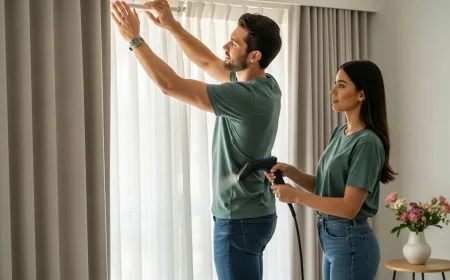 مصبغة تنظيف ستائر بالكويت – جودة عالية وخدمة منزلية مميزة