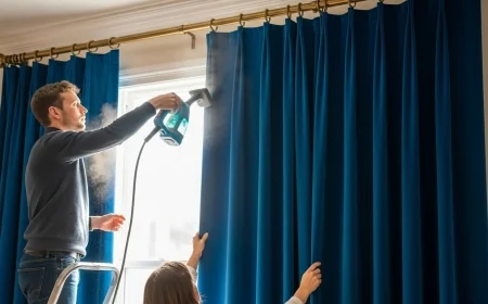 أفضل مصبغة تنظيف وغسيل ستائر بالكويت