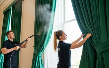 أفضل طرق غسيل الستائر بالبخار في الكويت