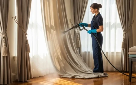 فوائد غسيل الستائر بالبخار للكويتين