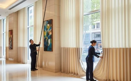 دليلك لاختيار أفضل مصبغة لتنظيف الستائر في الكويت