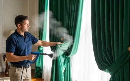 خدمات مصبغة غسيل الستائر بالكويت: راحة، جودة، وأناقة متجددة