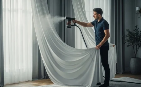 مصبغة تنظيف وغسيل ستائر بالكويت: الحل الأمثل لستائر نظيفة دائماً