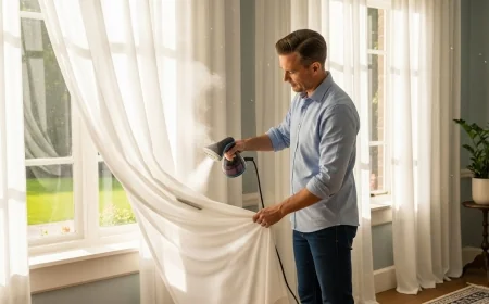 أفضل مصبغة تنظيف ستائر بالكويت – نظافة تعكس الفخامة