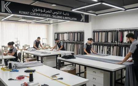 تفصيل ستائر فاخرة في الكويت: اختيار الأنواع المثالية لمنزلك