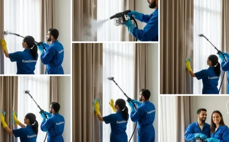 مصبغة تنظيف ستائر بالكويت: الحل الأمثل للمنازل والفنادق