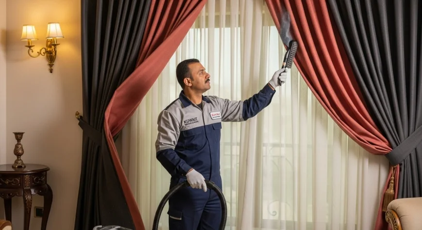 غسيل ستائر بالكويت: حلول مبتكرة للحفاظ على جمال منزلك