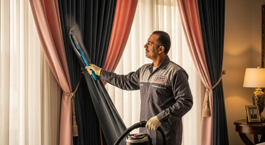 أفضل خدمات تنظيف ستائر بالكويت للحفاظ على صحة أسرتك