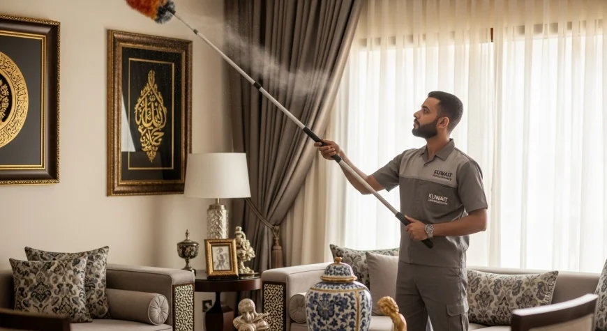 مصبغة غسيل ستائر بالكويت: الجودة والاهتمام بتفاصيل منزلك