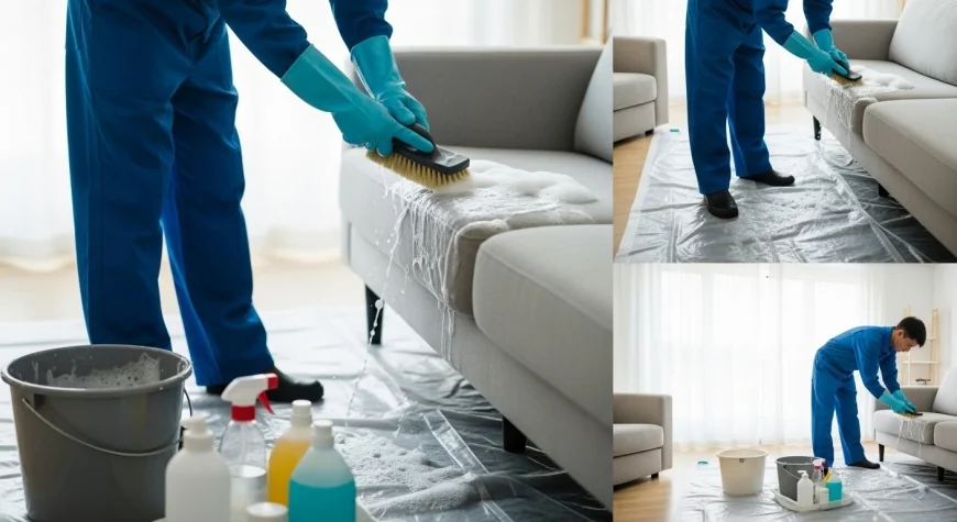 تنظيف الكنب في الكويت: خدمة أساسية تحافظ على جمال المنزل وصحة الأسرة