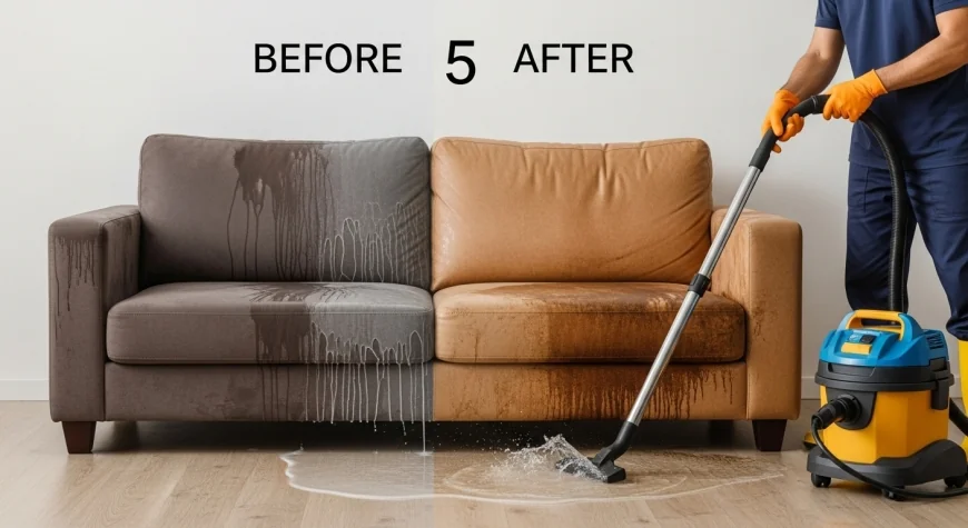 تنظيف الكنب القماش في الكويت: عناية خاصة تحافظ على الأقمشة بحالة مثالية