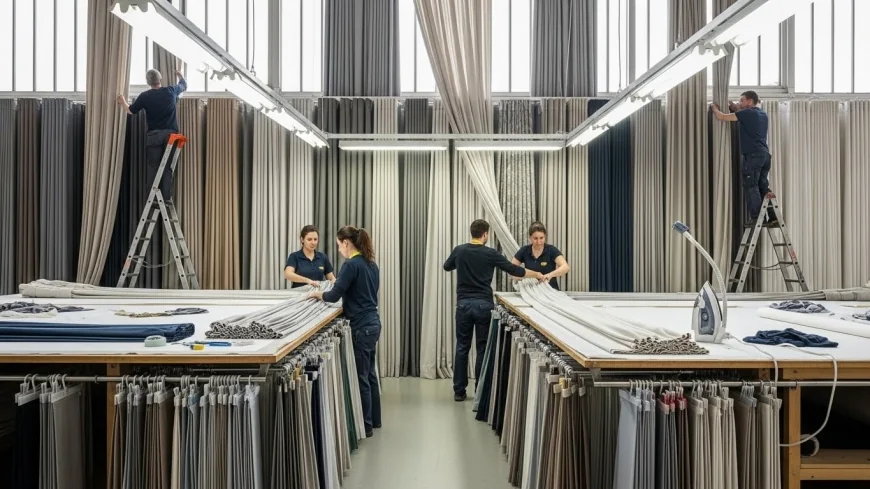 غسيل ستائر بالكويت بطرق حديثة تحافظ على القماش والألوان