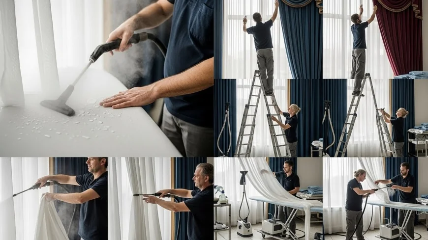 تنظيف ستائر بالكويت وأثره على صحة الأسرة وجودة الهواء