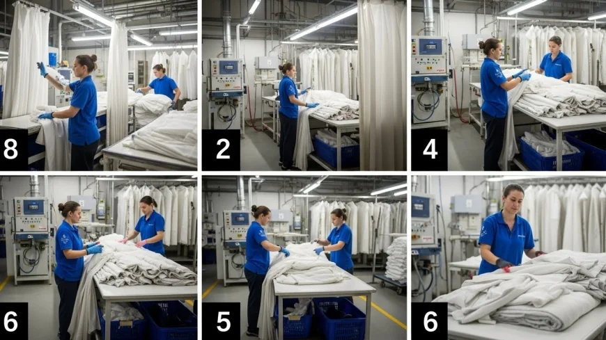 تنظيف ستائر بالكويت بطريقة آمنة: حفاظ على الجمال وصحة العائلة